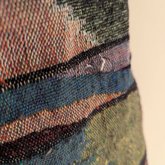 Reversible Tapestry Textured abstract zip jacket - Picture 11 of 15